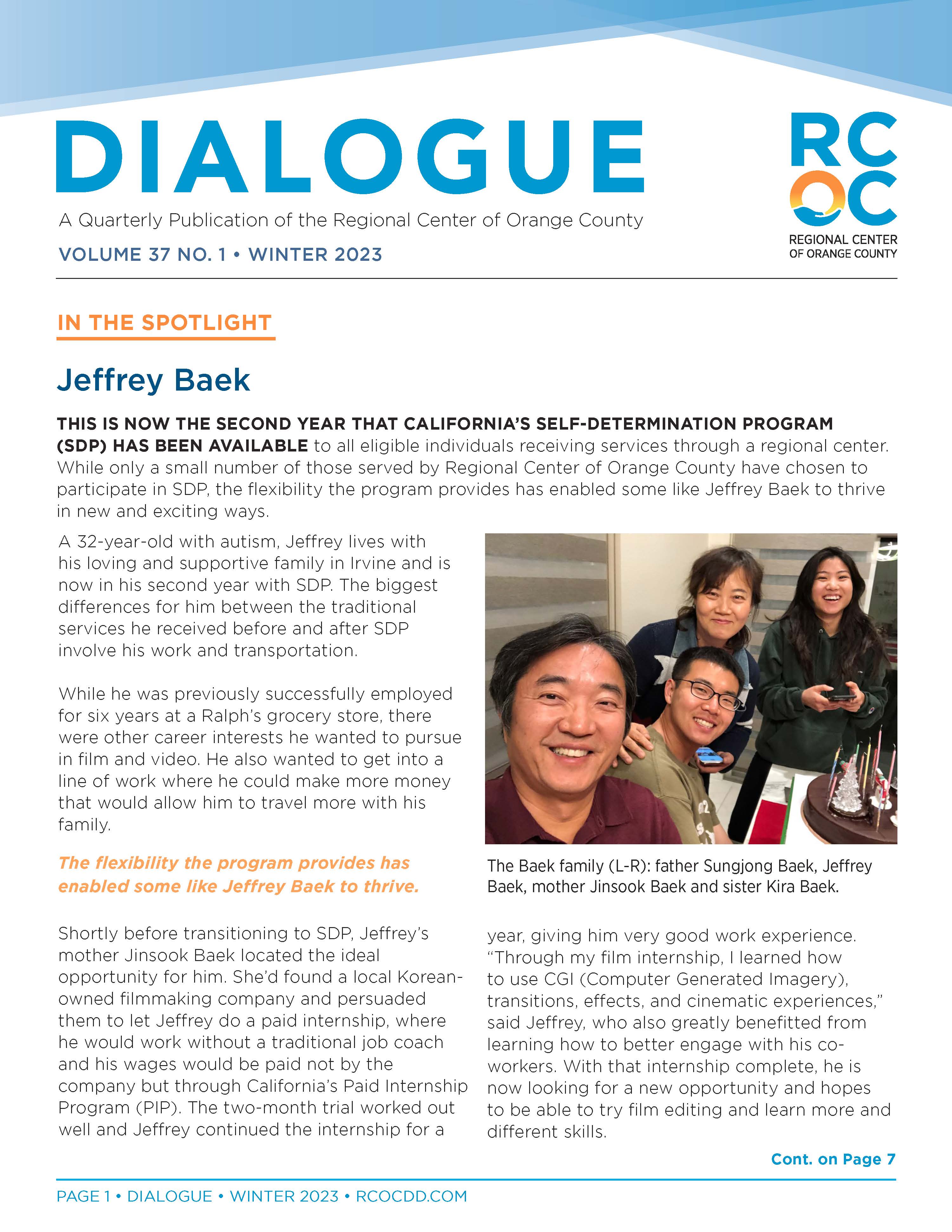 Dialogue Newsletter